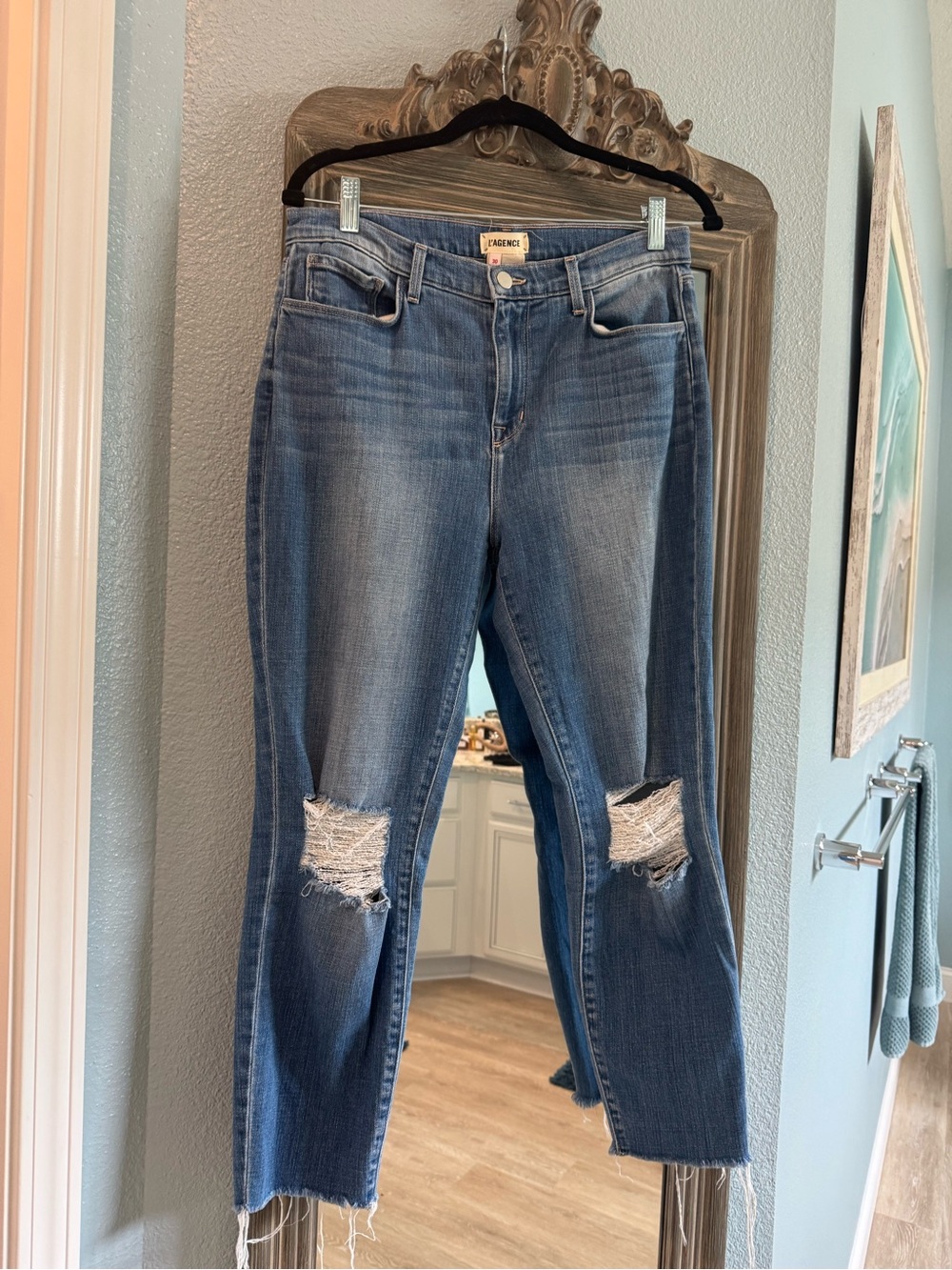L’Agence Distressed Jeans